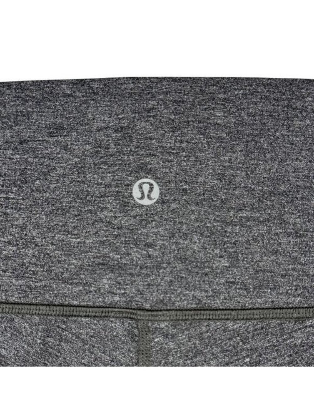 Lululemon Wunder Under Crop Hi-Rise Luxtreme 21" Heathered Black Grey - Picture 5 of 6